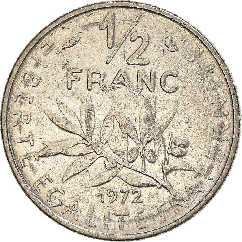 French Coin ½ Franc | signature O. Roty | KM931.1 | France | 1964 - 2001