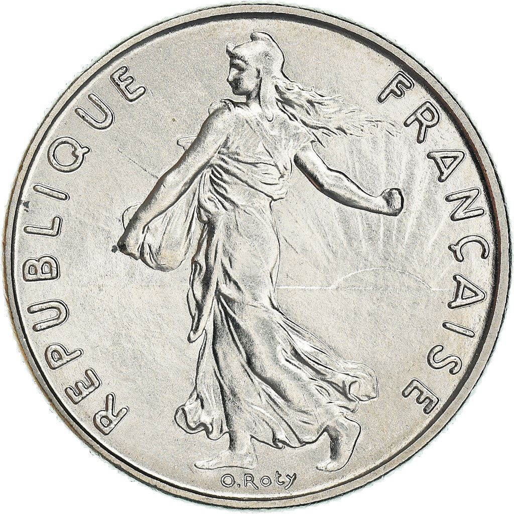 French Coin ½ Franc | signature O. Roty | KM931.1 | France | 1964 - 2001