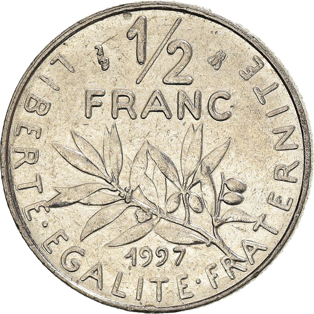 French Coin ½ Franc | signature O. Roty | KM931.1 | France | 1964 - 2001