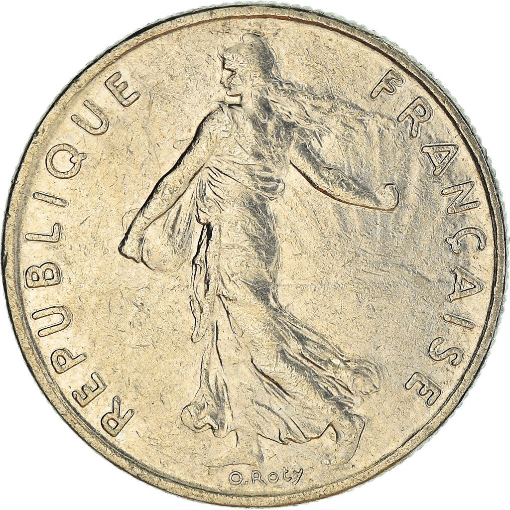 French Coin ½ Franc | signature O. Roty | KM931.1 | France | 1964 - 2001