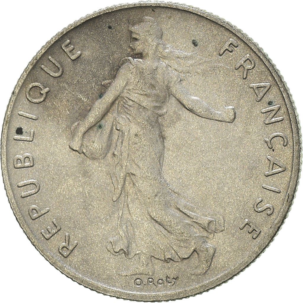 French Coin ½ Franc | signature O. Roty | KM931.1 | France | 1964 - 2001