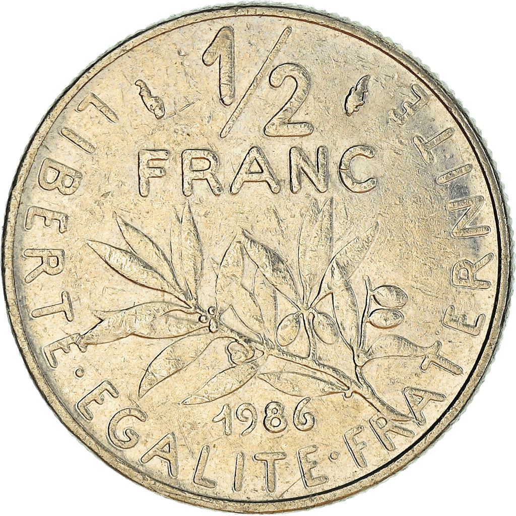 French Coin ½ Franc | signature O. Roty | KM931.1 | France | 1964 - 2001