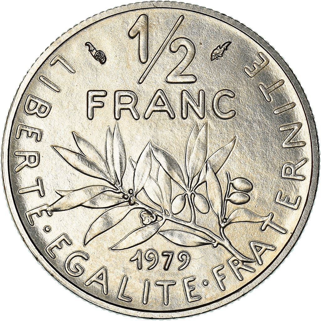 French Coin ½ Franc | signature O. Roty | KM931.1 | France | 1964 - 2001