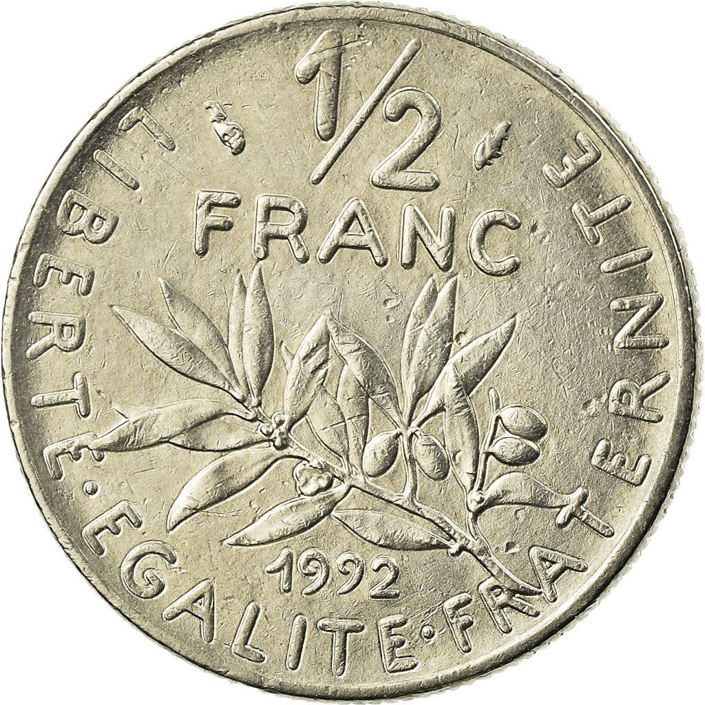 French Coin ½ Franc | signature O. Roty | KM931.1 | France | 1964 - 2001