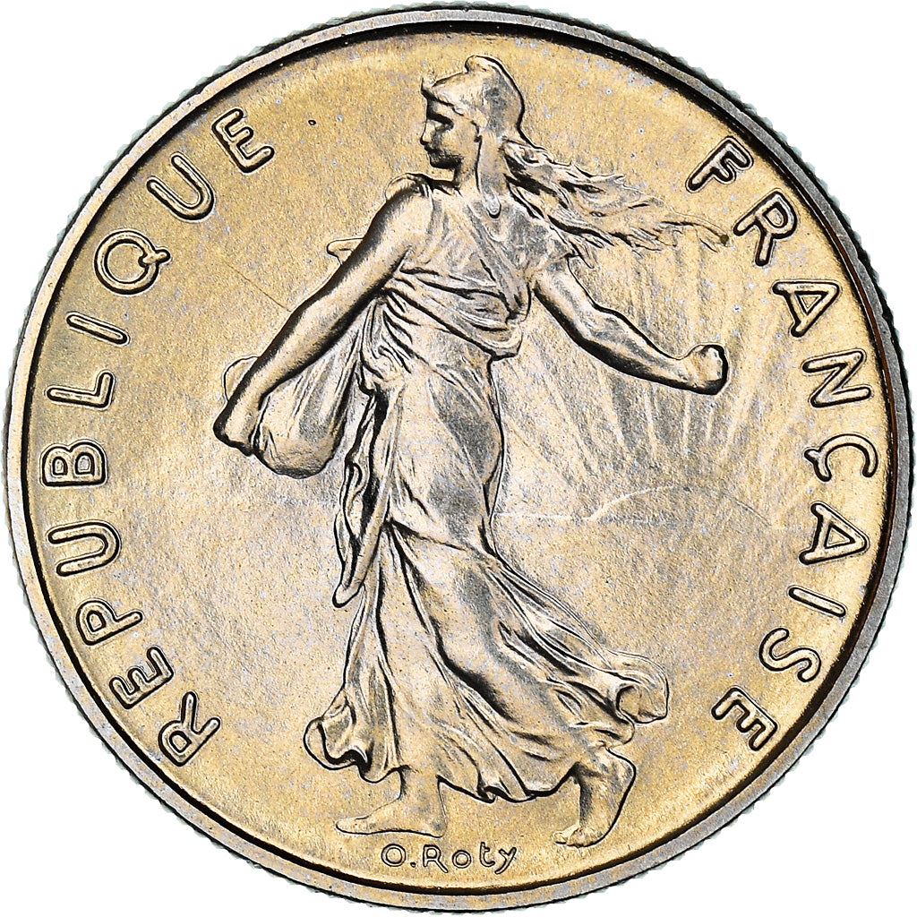 French Coin ½ Franc | signature O. Roty | KM931.1 | France | 1964 - 2001