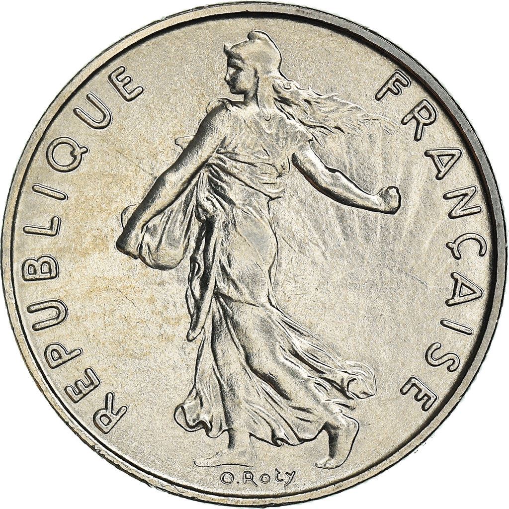 French Coin ½ Franc | signature O. Roty | KM931.1 | France | 1964 - 2001