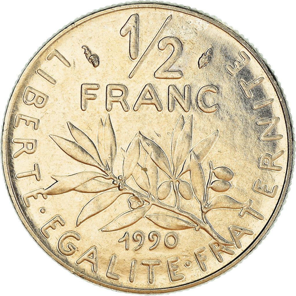 French Coin ½ Franc | signature O. Roty | KM931.1 | France | 1964 - 2001