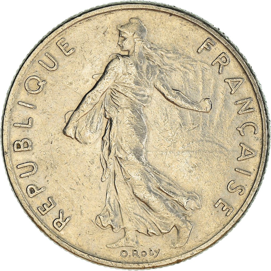 French Coin ½ Franc | signature O. Roty | KM931.1 | France | 1964 - 2001