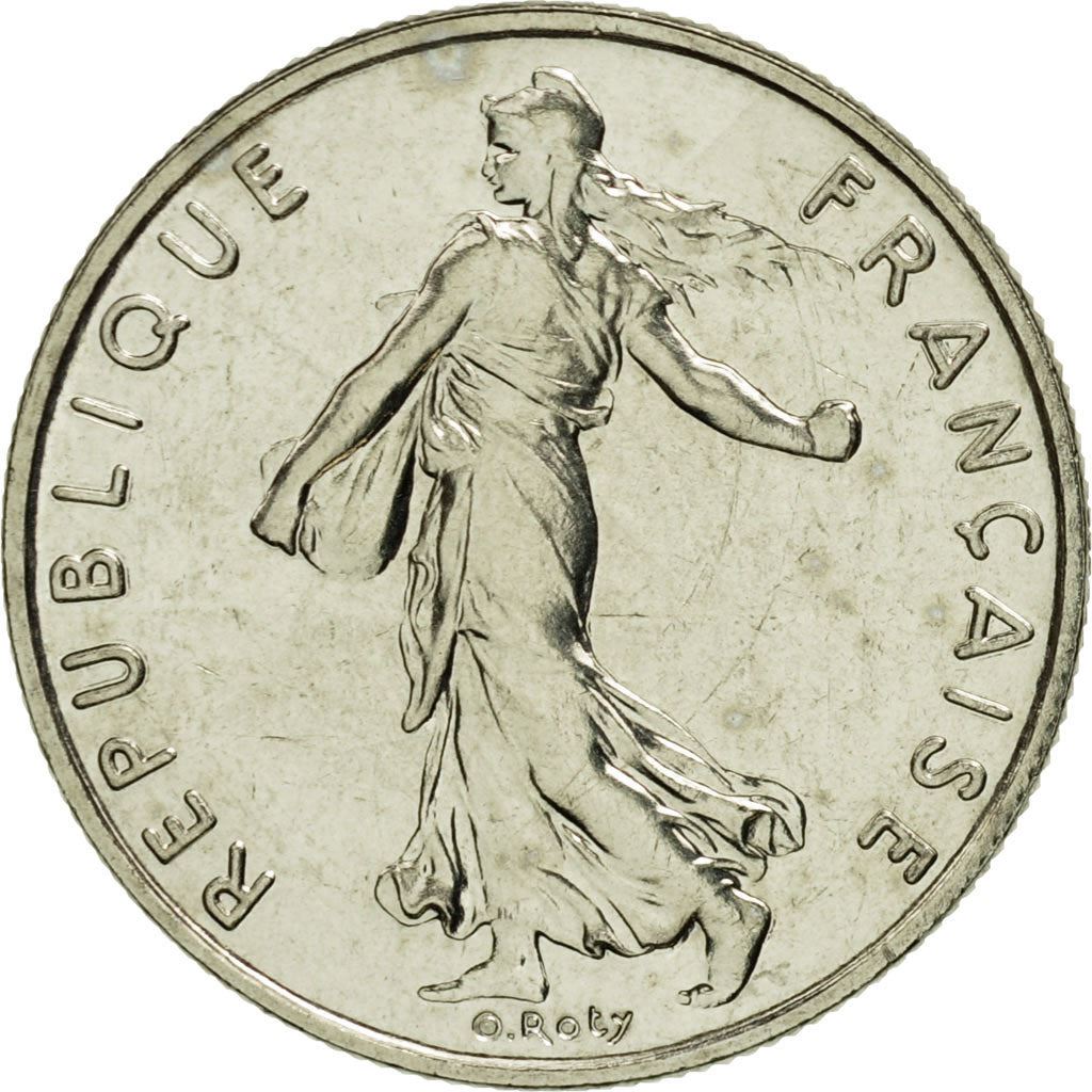 French Coin ½ Franc | signature O. Roty | KM931.1 | France | 1964 - 2001