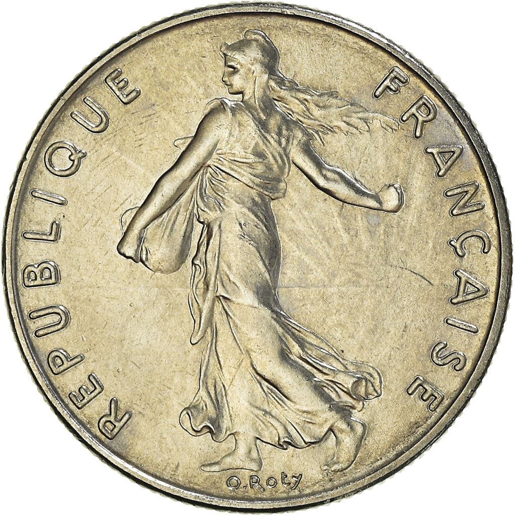 French Coin ½ Franc | signature O. Roty | KM931.1 | France | 1964 - 2001