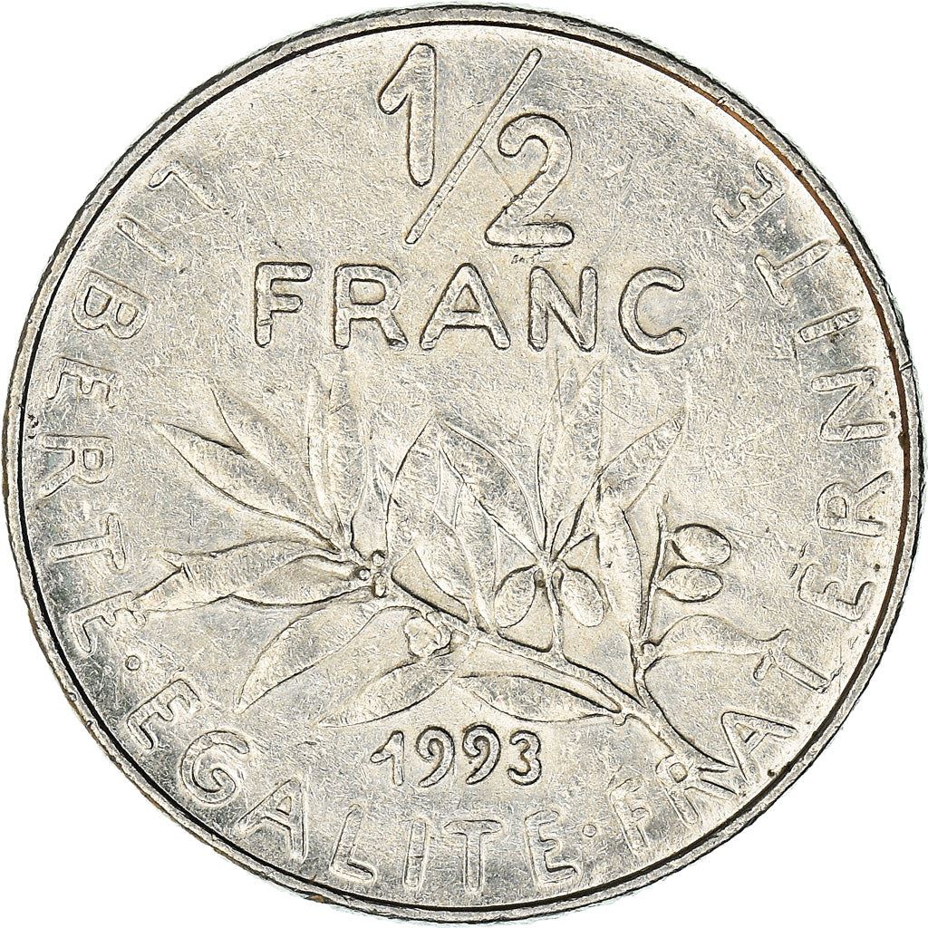 French Coin ½ Franc | signature O. Roty | KM931.1 | France | 1964 - 2001