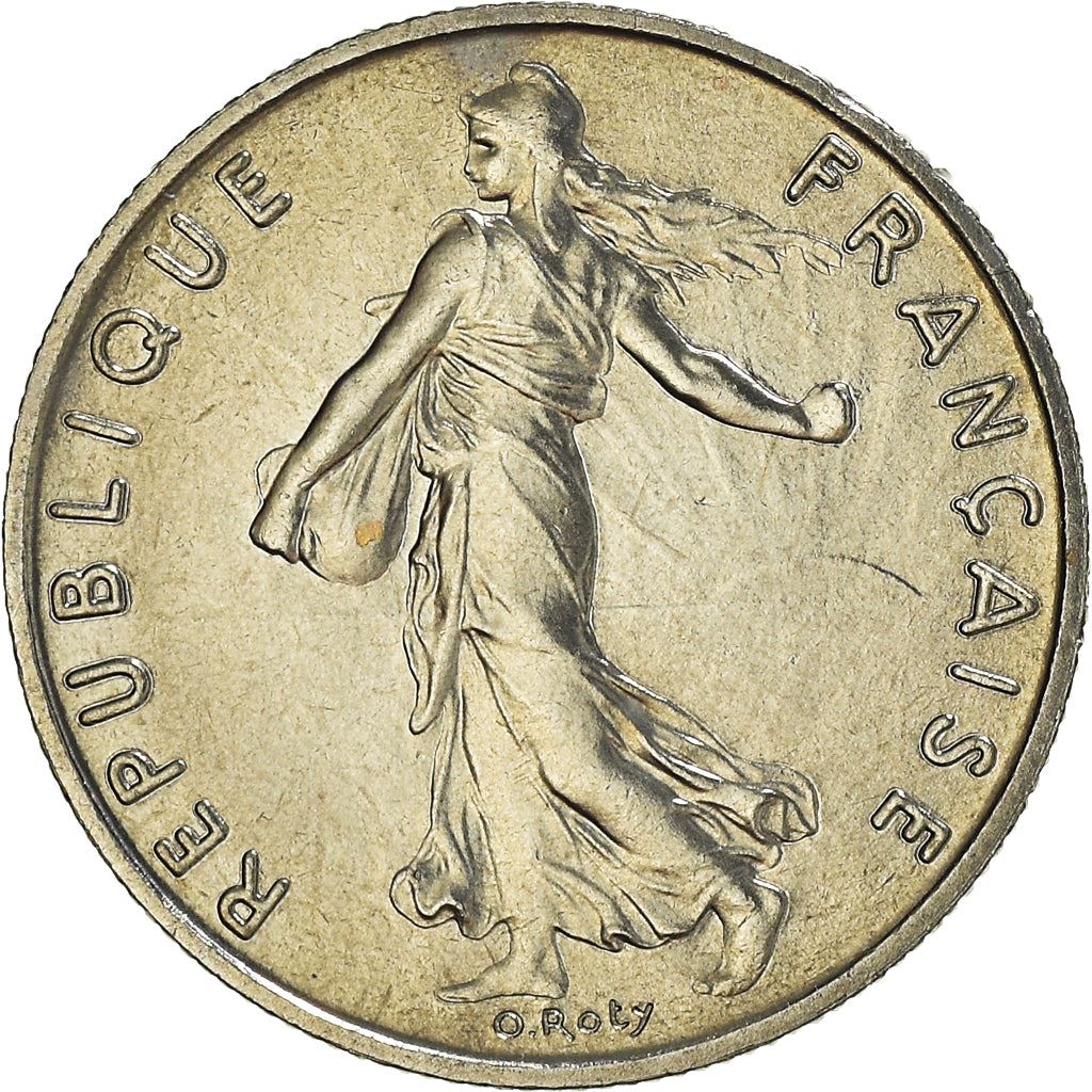 French Coin ½ Franc | signature O. Roty | KM931.1 | France | 1964 - 2001