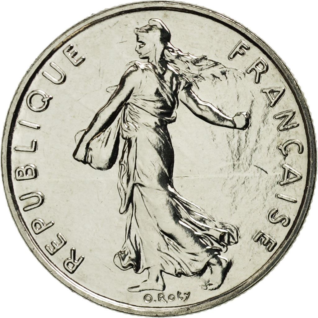 French Coin ½ Franc | signature O. Roty | KM931.1 | France | 1964 - 2001