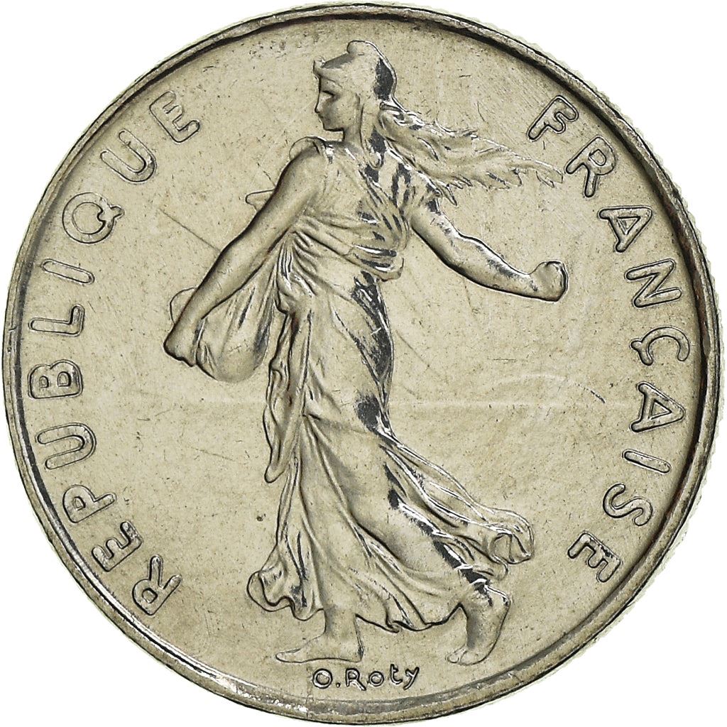 French Coin ½ Franc | signature O. Roty | KM931.1 | France | 1964 - 2001