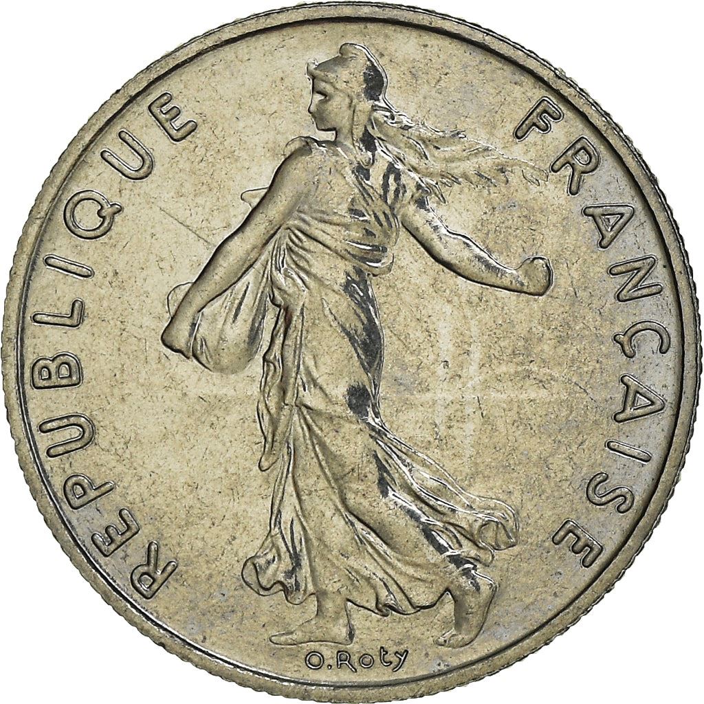 French Coin ½ Franc | signature O. Roty | KM931.1 | France | 1964 - 2001