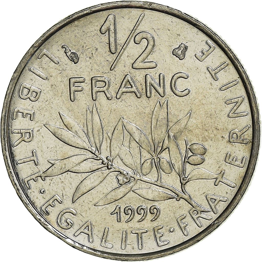 French Coin ½ Franc | signature O. Roty | KM931.1 | France | 1964 - 2001