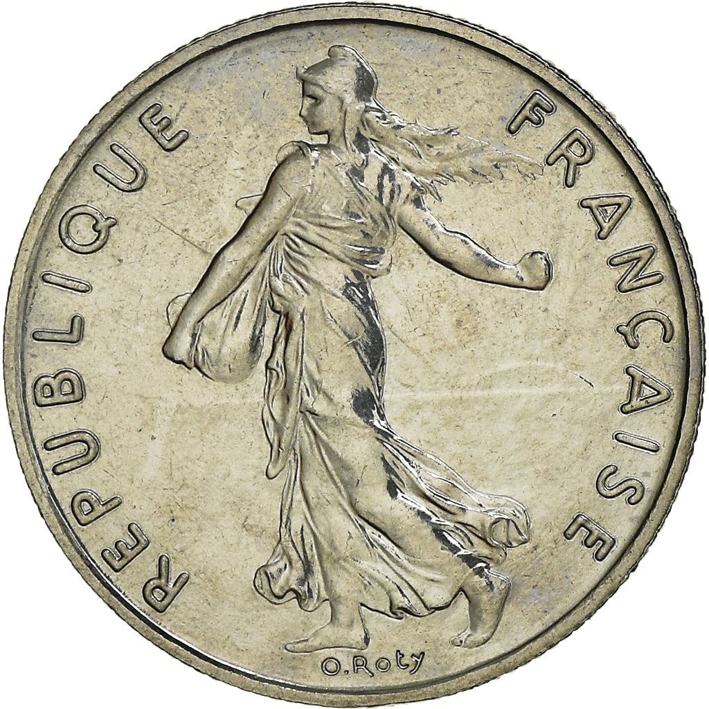 French Coin ½ Franc | signature O. Roty | KM931.1 | France | 1964 - 2001