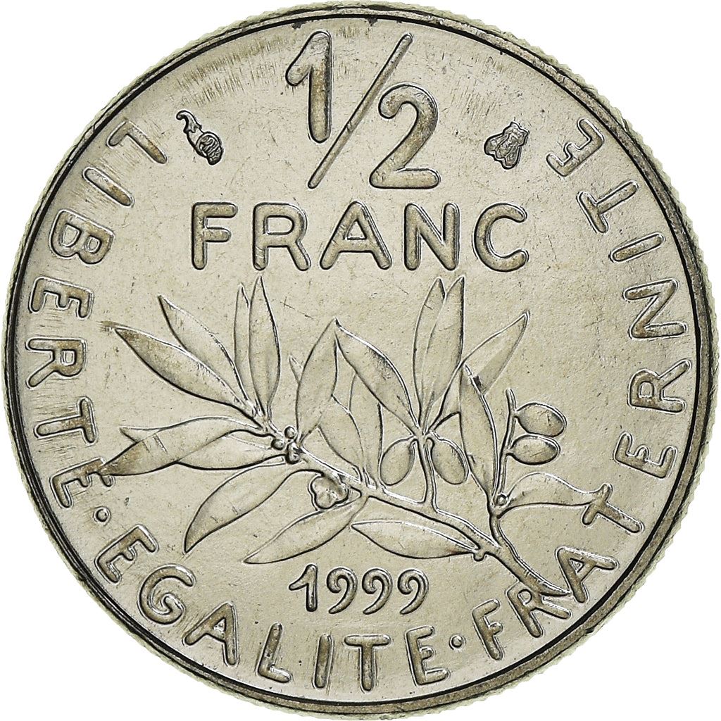 French Coin ½ Franc | signature O. Roty | KM931.1 | France | 1964 - 2001