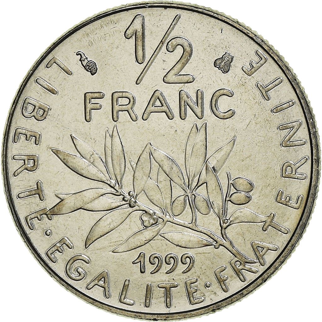 French Coin ½ Franc | signature O. Roty | KM931.1 | France | 1964 - 2001