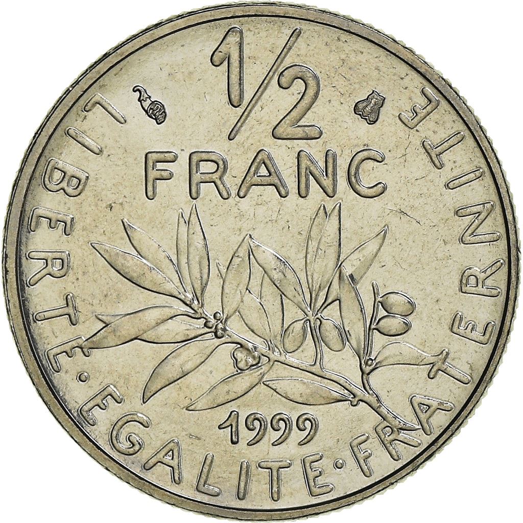 French Coin ½ Franc | signature O. Roty | KM931.1 | France | 1964 - 2001