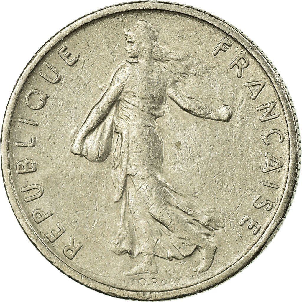 French Coin ½ Franc | signature O. Roty | KM931.1 | France | 1964 - 2001