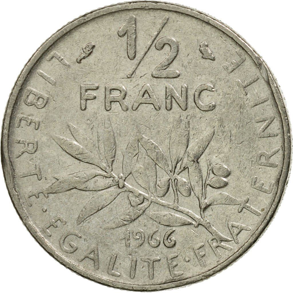 French Coin ½ Franc | signature O. Roty | KM931.1 | France | 1964 - 2001