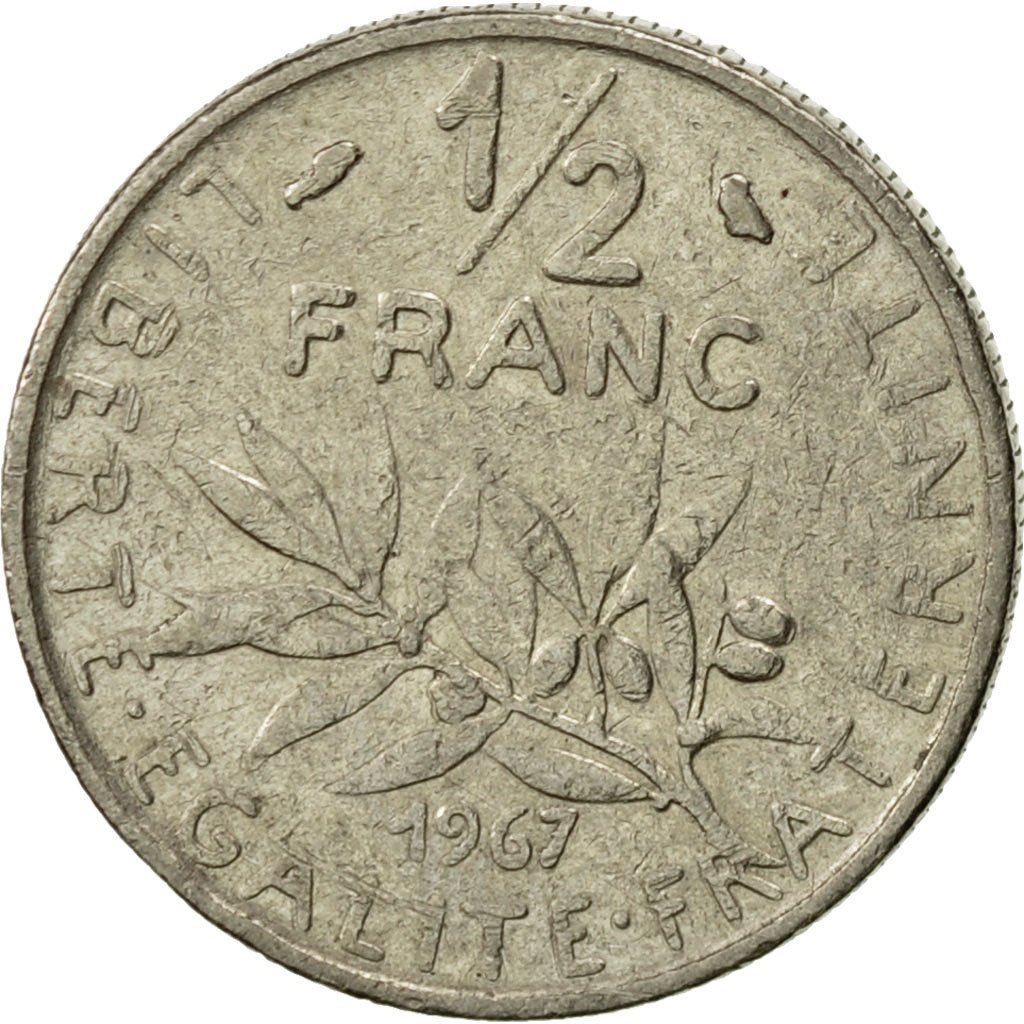 French Coin ½ Franc | signature O. Roty | KM931.1 | France | 1964 - 2001