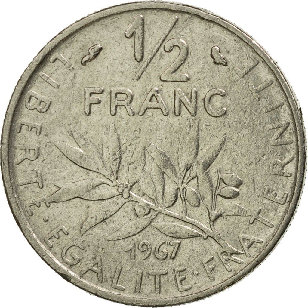 French Coin ½ Franc | signature O. Roty | KM931.1 | France | 1964 - 2001