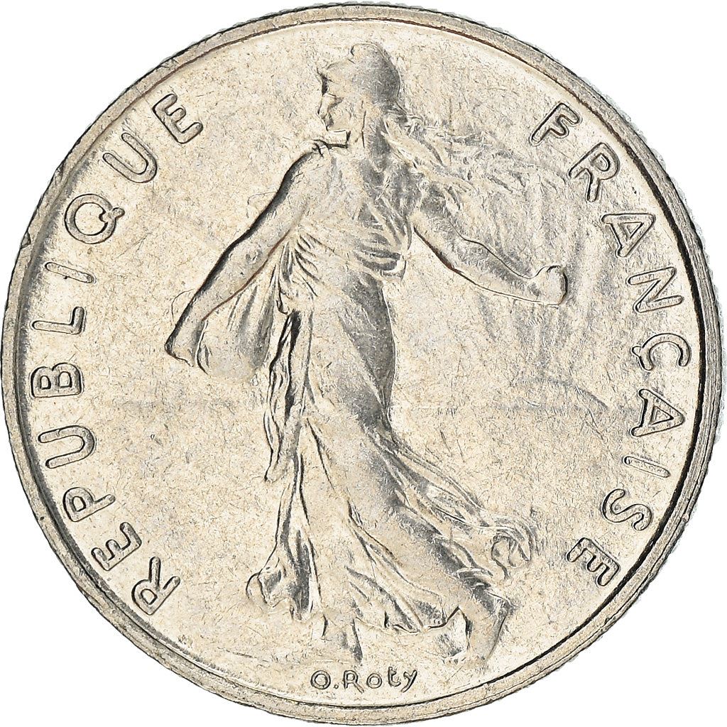 French Coin ½ Franc | signature O. Roty | KM931.1 | France | 1964 - 2001