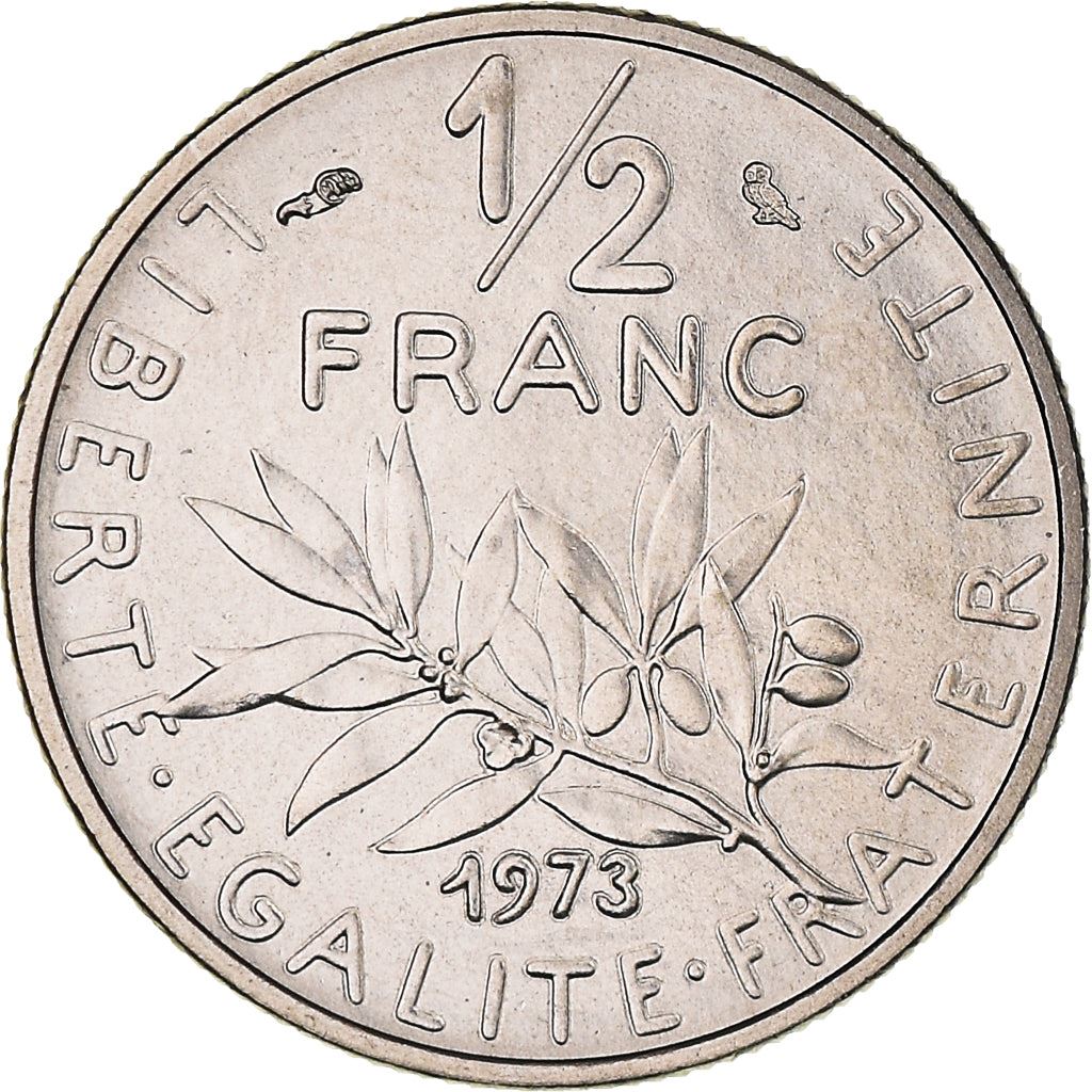 French Coin ½ Franc | signature O. Roty | KM931.1 | France | 1964 - 2001