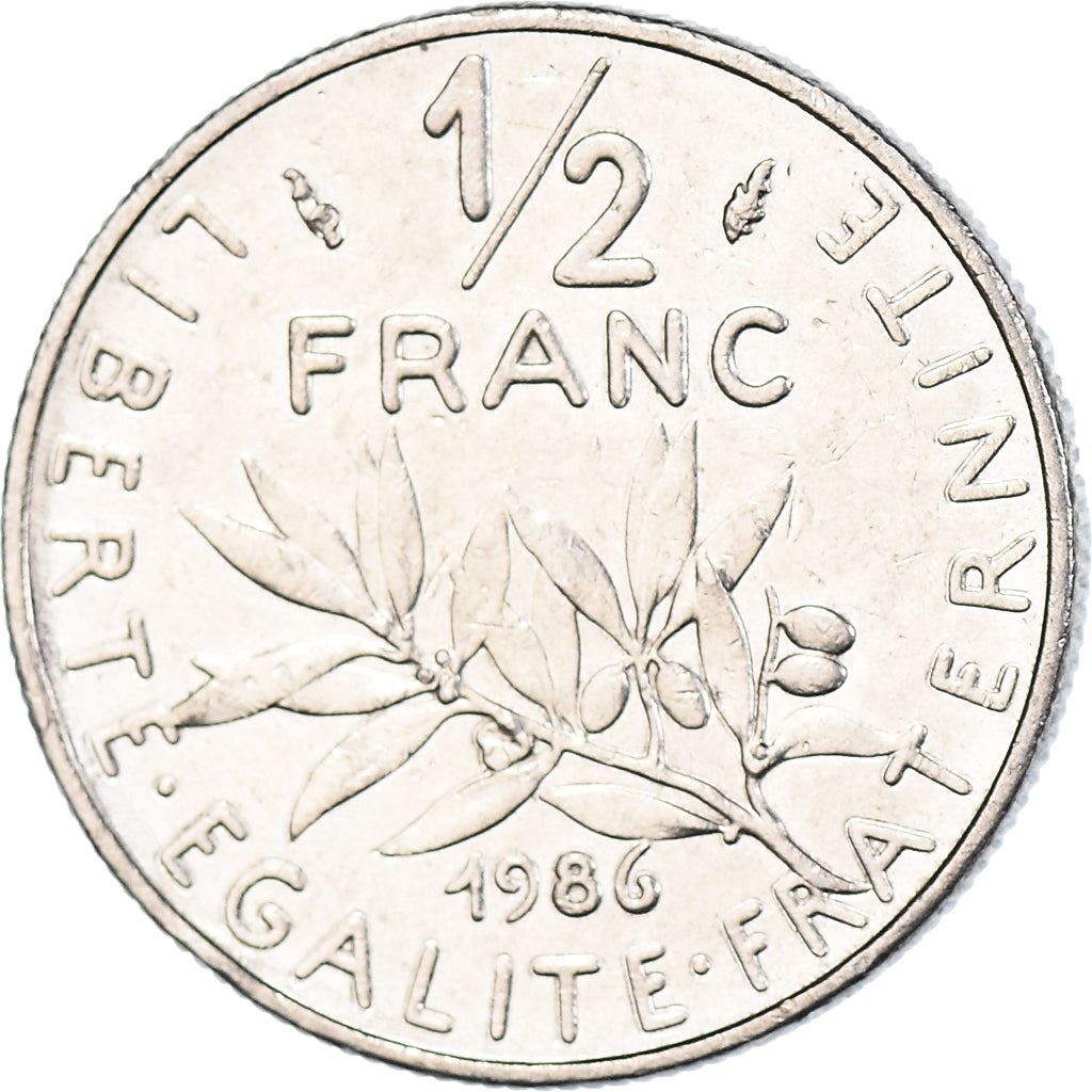 French Coin ½ Franc | signature O. Roty | KM931.1 | France | 1964 - 2001