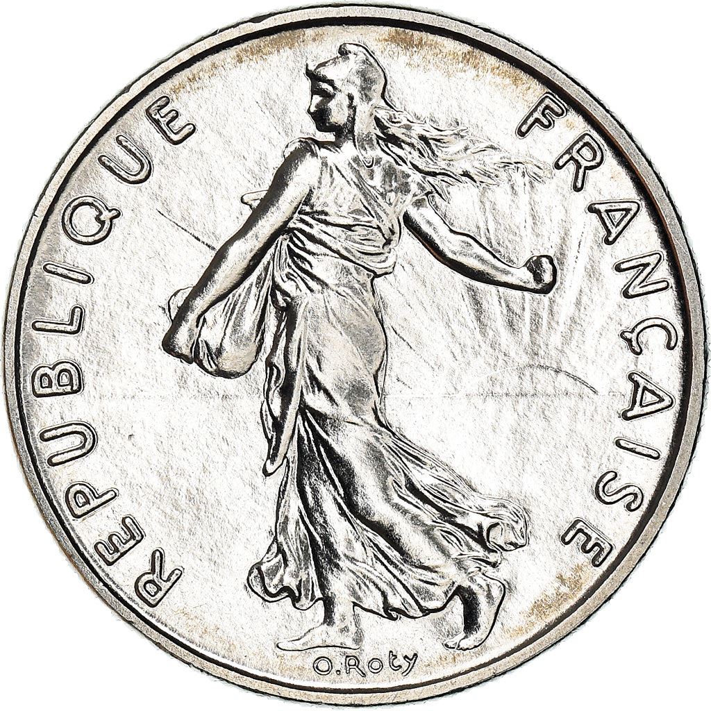 French Coin ½ Franc | signature O. Roty | KM931.1 | France | 1964 - 2001