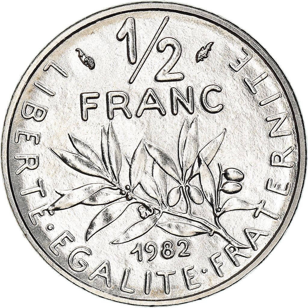 French Coin ½ Franc | signature O. Roty | KM931.1 | France | 1964 - 2001