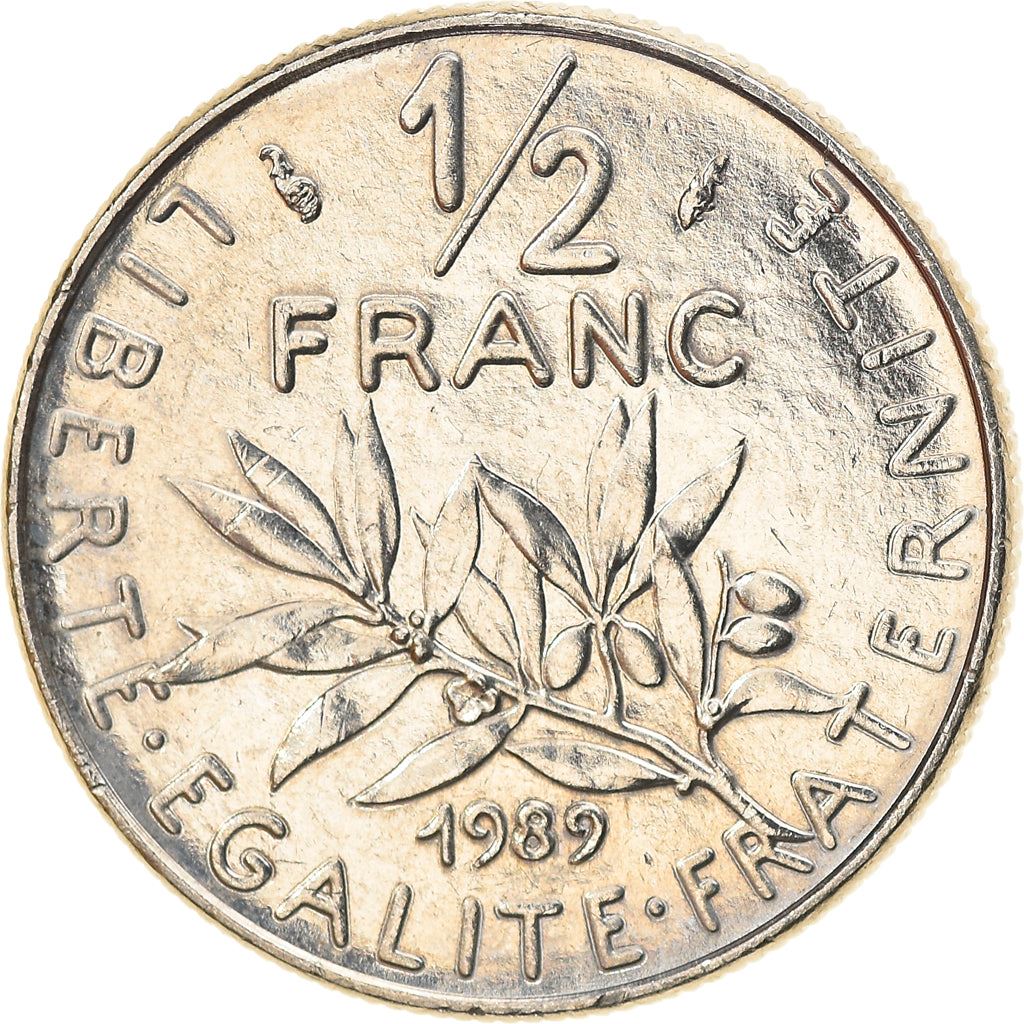 French Coin ½ Franc | signature O. Roty | KM931.1 | France | 1964 - 2001