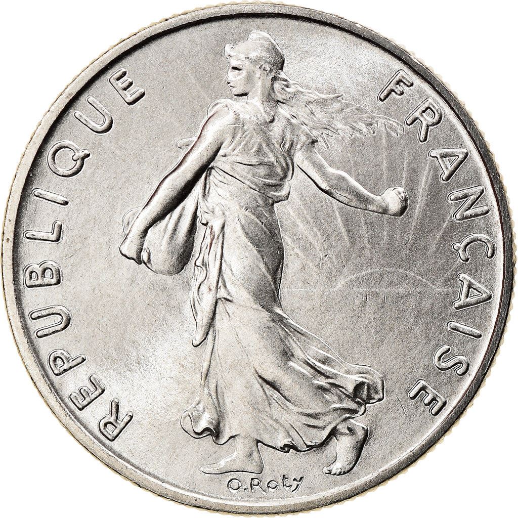 French Coin ½ Franc | signature O. Roty | KM931.1 | France | 1964 - 2001