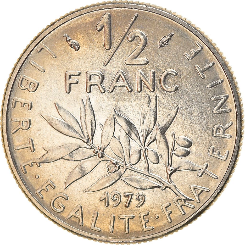 French Coin ½ Franc | signature O. Roty | KM931.1 | France | 1964 - 2001