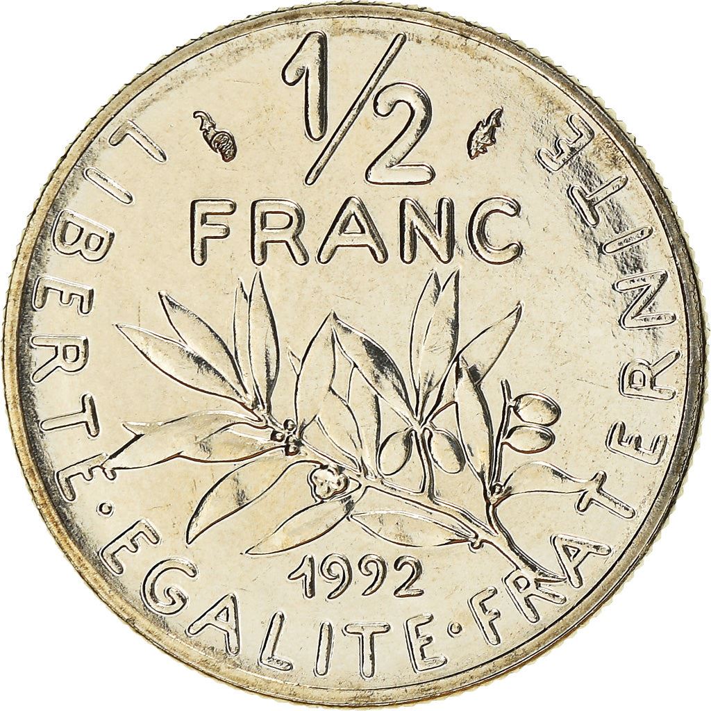 French Coin ½ Franc | signature O. Roty | KM931.1 | France | 1964 - 2001