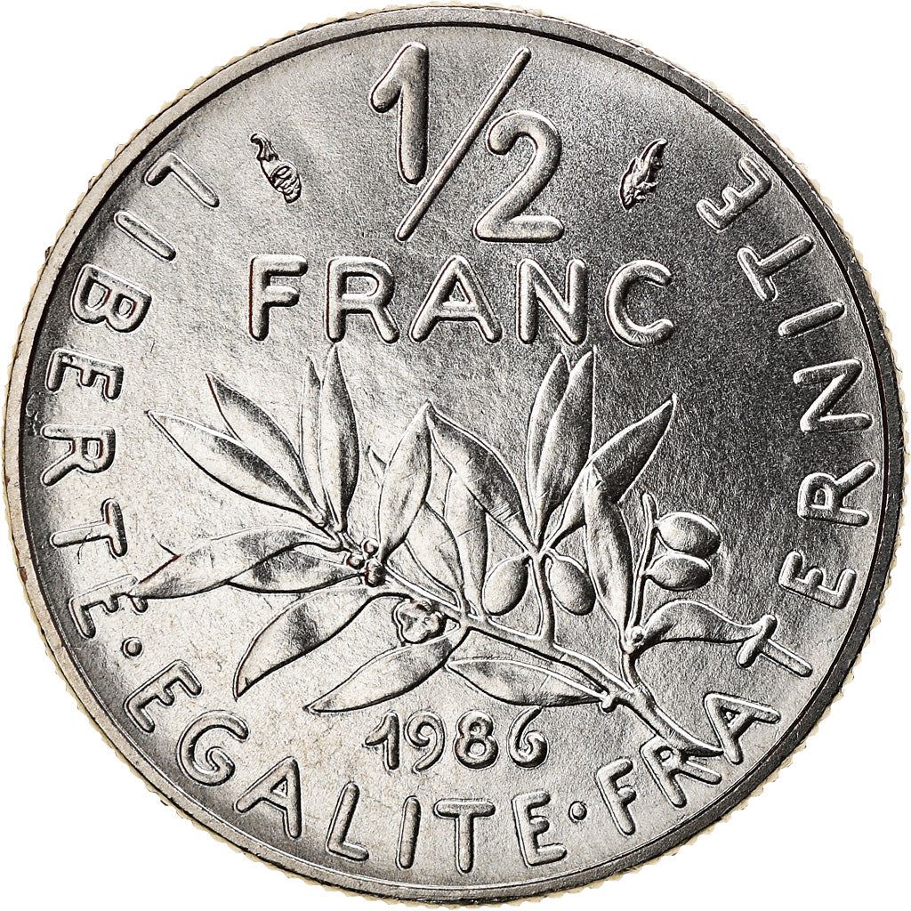 French Coin ½ Franc | signature O. Roty | KM931.1 | France | 1964 - 2001