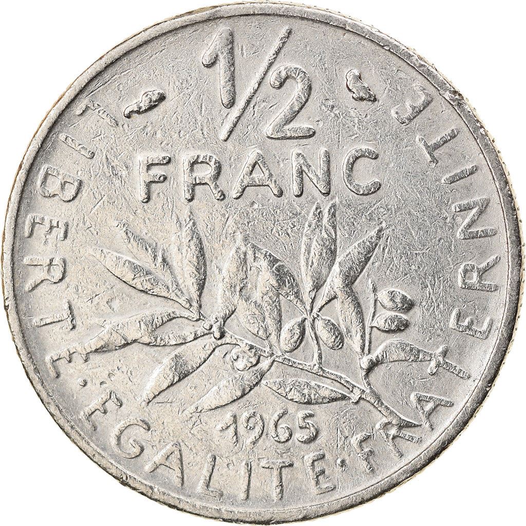 French Coin ½ Franc | signature O. Roty | KM931.1 | France | 1964 - 2001