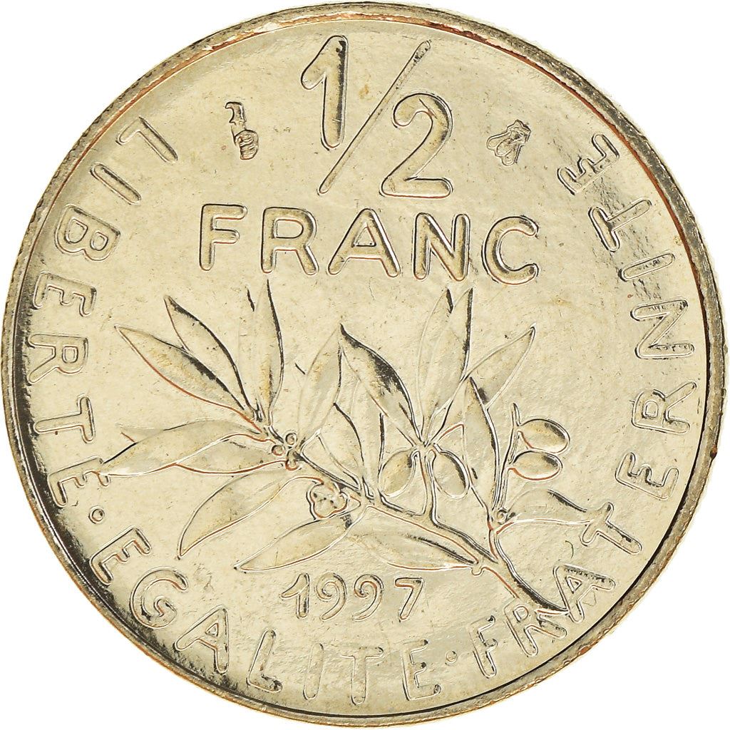 French Coin ½ Franc | signature O. Roty | KM931.1 | France | 1964 - 2001