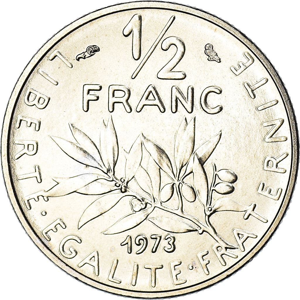 French Coin ½ Franc | signature O. Roty | KM931.1 | France | 1964 - 2001