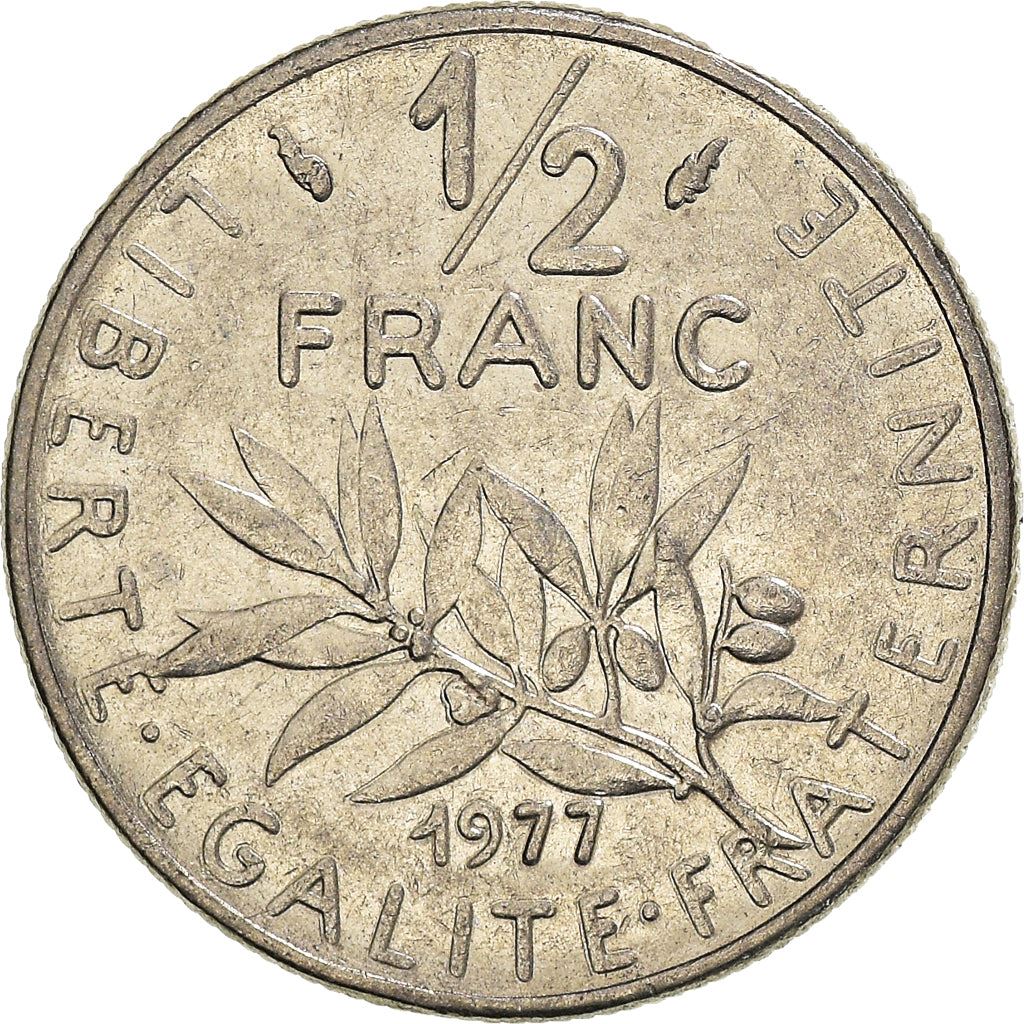 French Coin ½ Franc | signature O. Roty | KM931.1 | France | 1964 - 2001