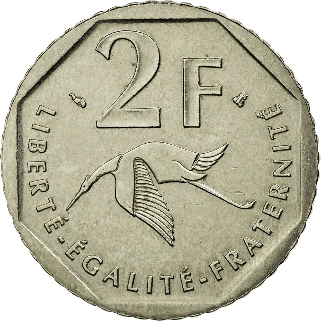 French Coin 2 Francs | Georges Guynemer | KM1187 | France | 1997