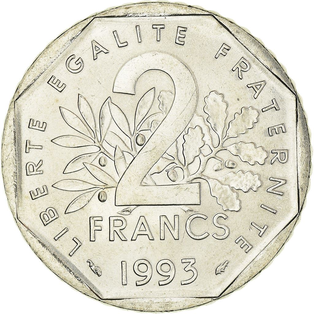 French Coin 2 Francs | Jean Moulin | KM1062 | France | 1993