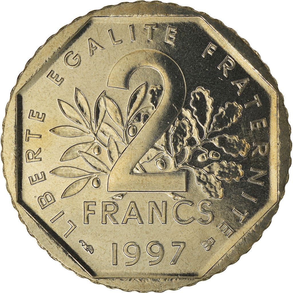 French Coin 2 Francs | KM942.1 | France | 1977 - 2001