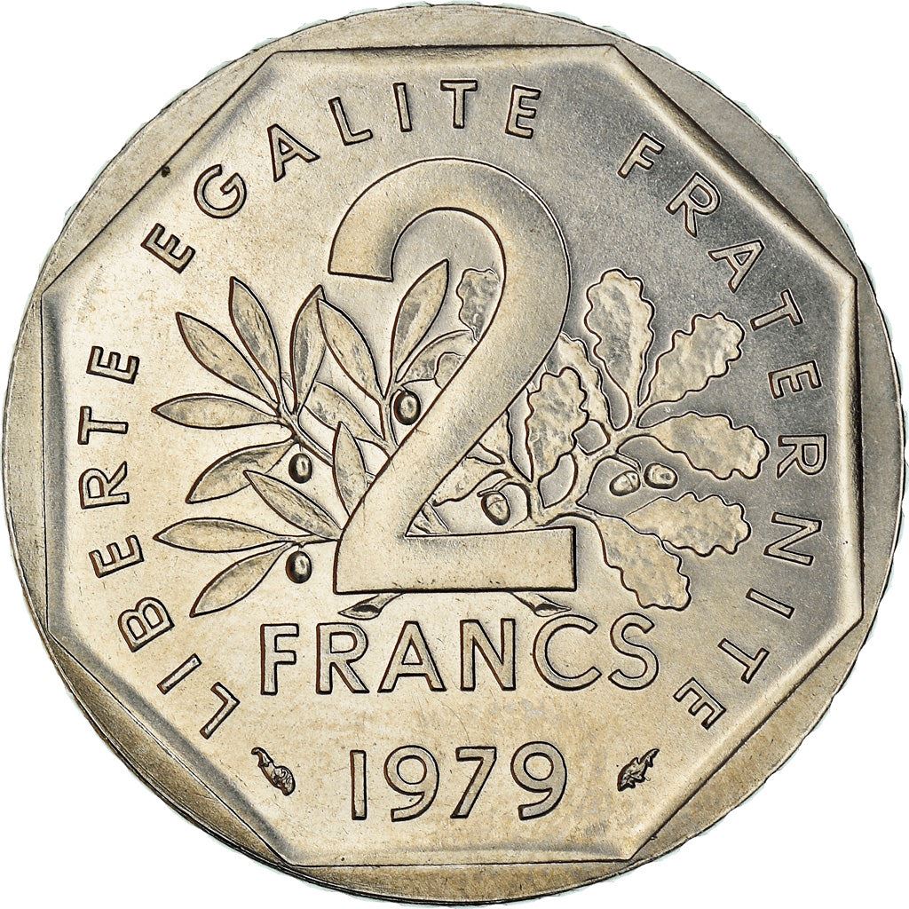 French Coin 2 Francs | KM942.1 | France | 1977 - 2001