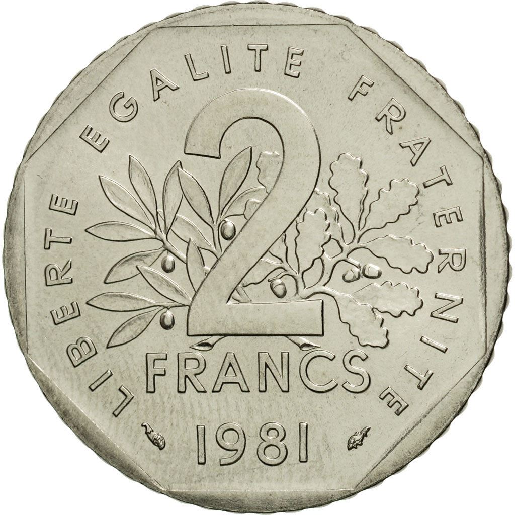 French Coin 2 Francs | KM942.1 | France | 1977 - 2001