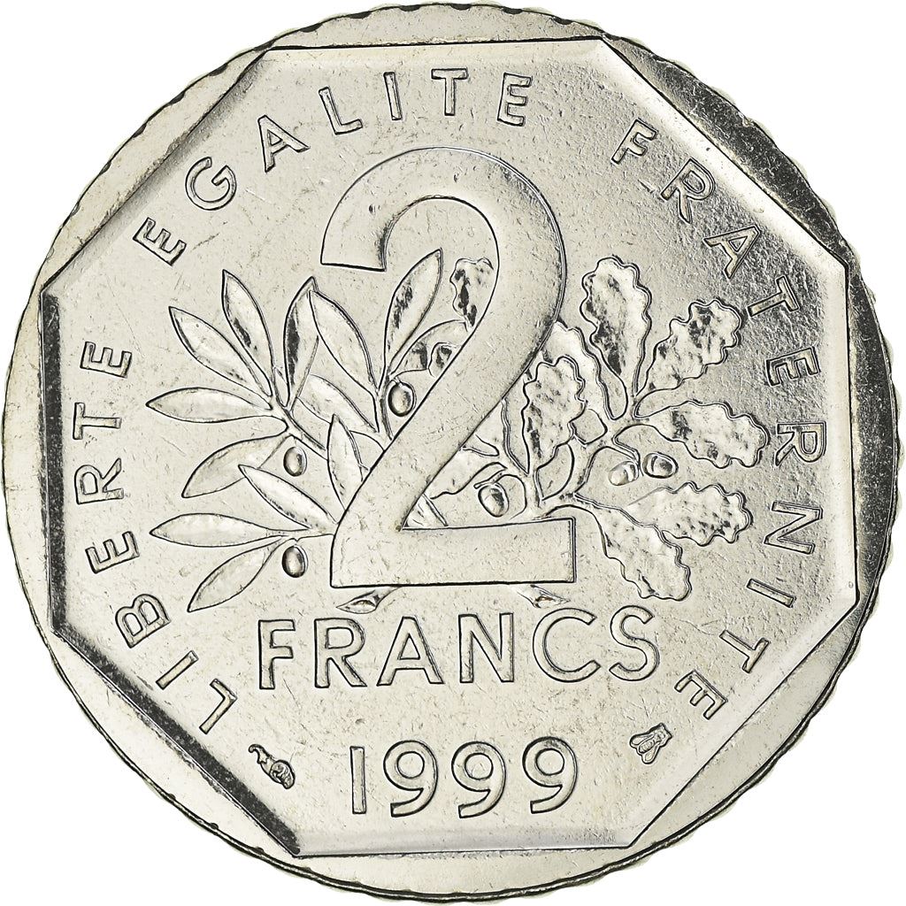 French Coin 2 Francs | KM942.1 | France | 1977 - 2001