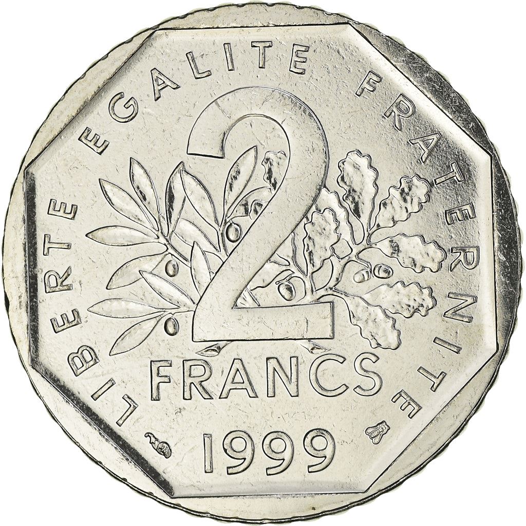 French Coin 2 Francs | KM942.1 | France | 1977 - 2001