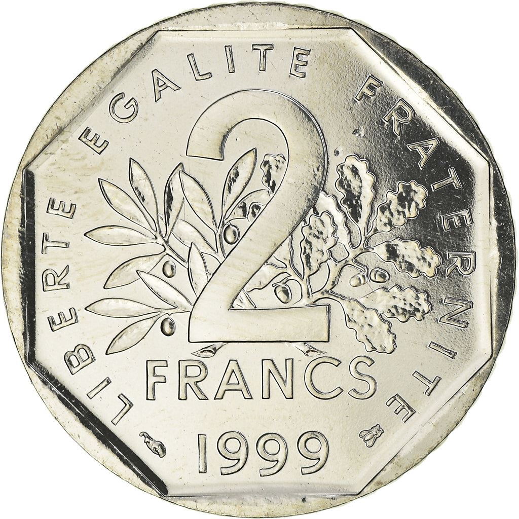 French Coin 2 Francs | KM942.1 | France | 1977 - 2001